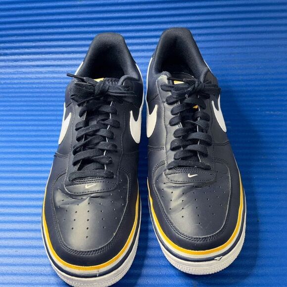 Size 13- Men’s Nike Air Force 1 LV8 Low Obsidian University Gold CJ1377-400 - Picture 4 of 8